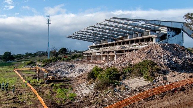 Historic Boet Erasmus Stadium In Last Stages Of Demolition Historic Boet Erasmus Stadium In Last Stages Of Demolition